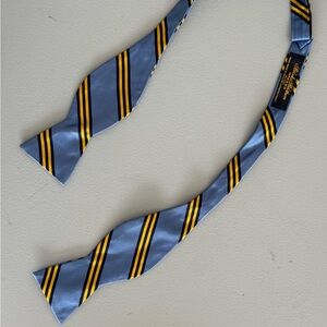 Brooks Brothers Blue and Yellow Striped Silk Tie